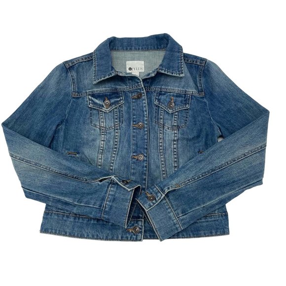 Stylus -‎ Denim Jacket - Womens - Small - Picture 1 of 14